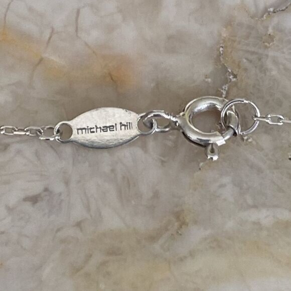 Michael Hill 925 Sterling Silver Initial “E” Necklace - Picture 7 of 9